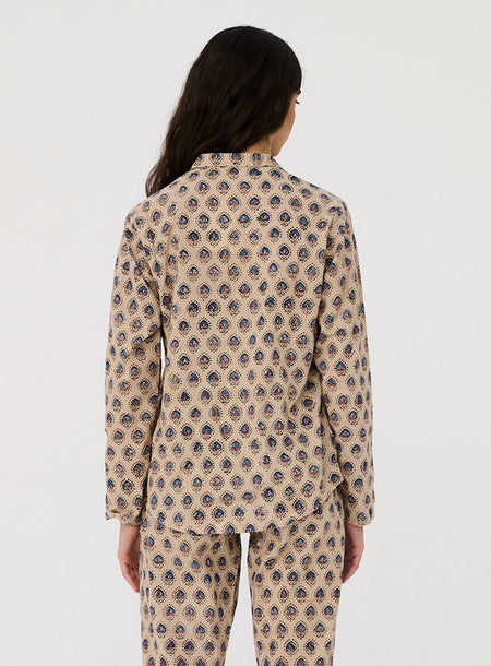 Long-sleeve pajama top